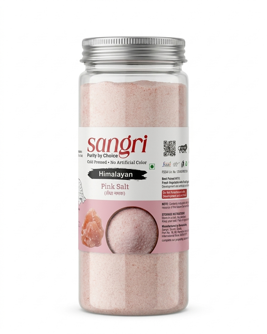Sangri Himalayan Pink Salt β Lahori Namak | Pure Mineral-Rich Pink Salt, 600g