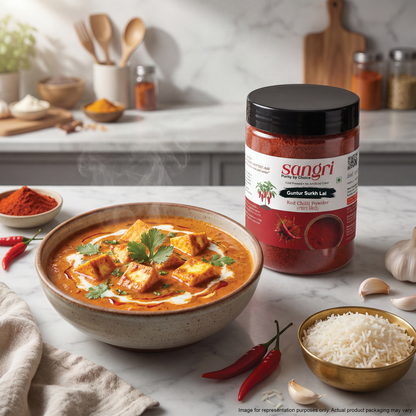 Guntur Surkh Lal Red Chilli Powder — Mild & Natural